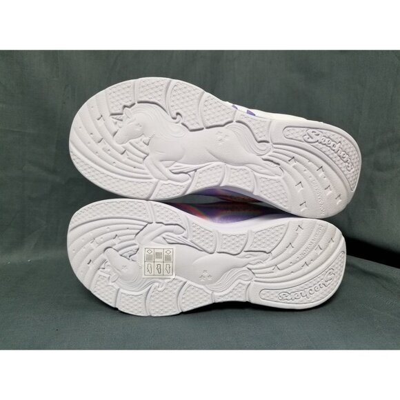 Skechers Unicorn Chaser Girls Pink White Size 1 Brand New In Box !! - Picture 11 of 11